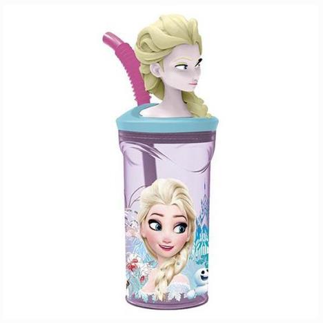 Disney Frozen Elsa 3D Figurine Tumbler with Straw £2.99